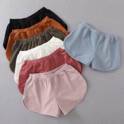 ItGirl Shop NEW Basic Sporty Sweet Colors Thin Elastic Shorts