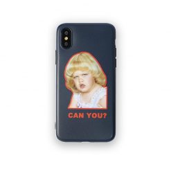 ItGirl Shop Aesthetic Grunge Can You Funny Meme Girl Black Iphone Cover Case