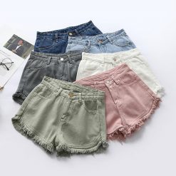 ItGirl Shop Colorful Denim Summer Casual Shorts