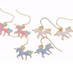 ItGirl Shop Cute Three Colors Unicorns Horses Earrings