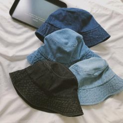 ItGirl Shop Denim Teenage Fashion 90S Fisherman Bucket Hat 90s Fashion