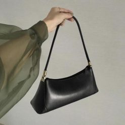 ItGirl Shop Elegant Vintage Pu Leather Mini Black Brown Handbag NEW