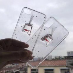 ItGirl Shop Fish Bag Cute Transparent Iphone Cover Case
