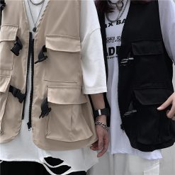 ItGirl Shop Aesthetic Clothing Grunge Aesthetic Cargo Tooling Loose Vest