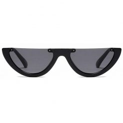 ItGirl Shop Half Cutted Grunge Shape Sunglasses