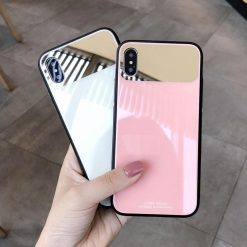 ItGirl Shop NEW Mirror Solid Colors Glossy Iphone Cover Case