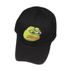 ItGirl Shop Pepe Sad Frog Meme Embroidery Cap NEW