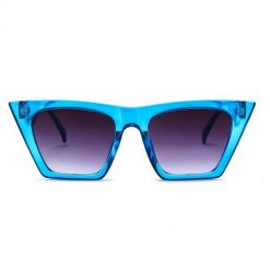 ItGirl Shop Plastic Frame Rectangular Colorful Sharp Sunglasses