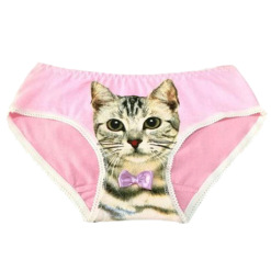 ItGirl Shop Pussy Cat Print Panties Lingerie + Pajamas
