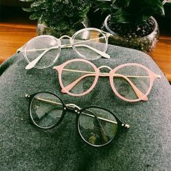 ItGirl Shop Round Clear Aesthetic Glasses
