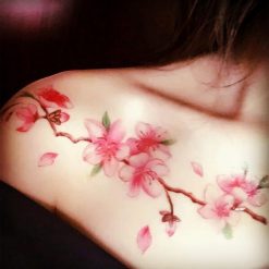 ItGirl Shop Sakura Blossom Tree Branch Temporary Tattoo NEW
