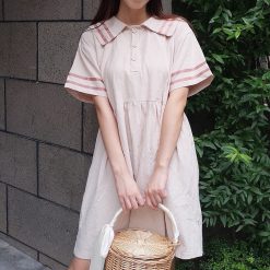 ItGirl Shop Sale Kawaii Sailor Collar Cute Stripes Lolita Dress
