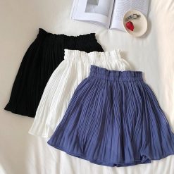 ItGirl Shop Summer Pleated Light With Hidden Shorts Skirt Cottagecore Fashion
