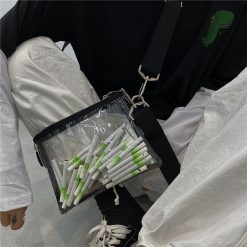 ItGirl Shop Transparent Grunge Aesthetic Crossbody Bag Aesthetic Clothing