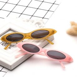 ItGirl Shop Trendy Narrow Pointy Plastic Frame Sunglasses