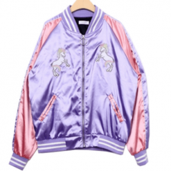 ItGirl Shop Unicorn Embroidery Blazer Jacket Outwear